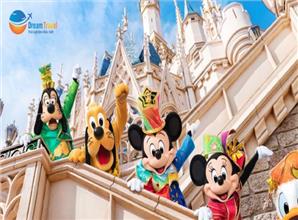 Tour Thiết Kế Nhật Bản 2025: Thủy cung Seaworld Kamogawa - Tokyo - Công viên Disneyland